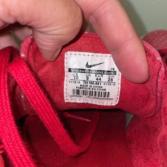 Nike Zoom Stefan Janoski Canvas Red Polka Dot Shoes Size 10. 2014 - Picture 7 of 13